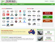 Tablet Screenshot of pncarsales.com